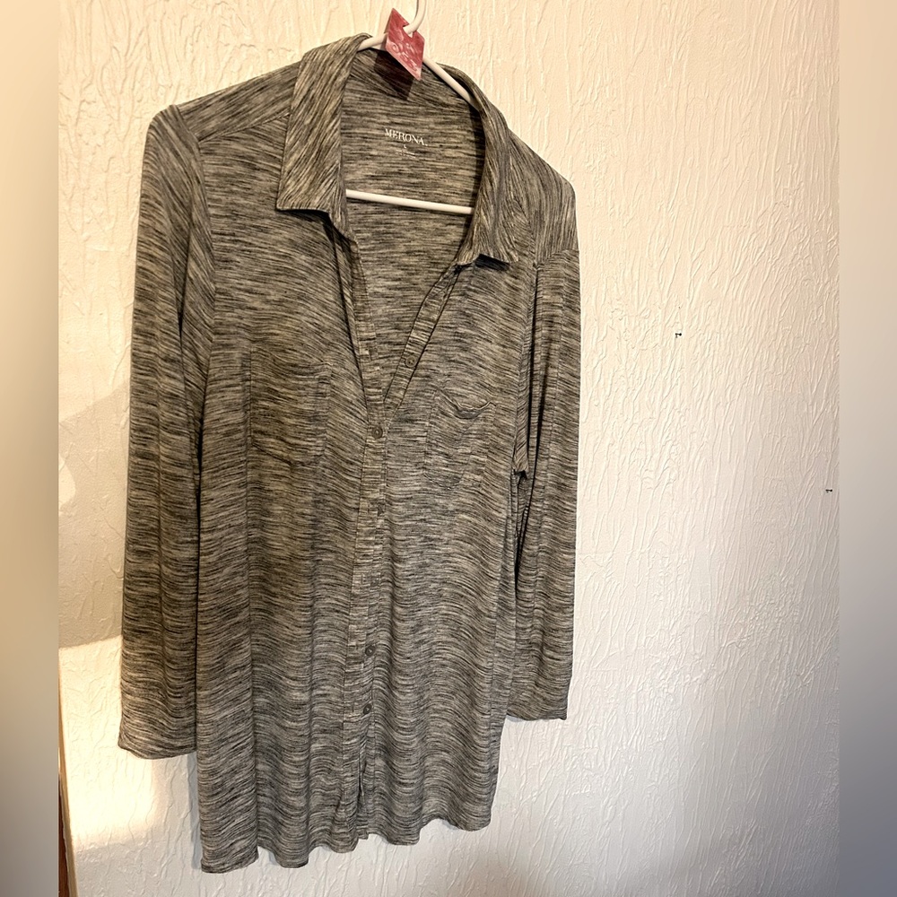 53) Trendy Women's Button up Long Sleeve Blouse